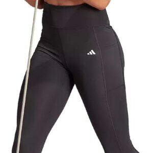 Adidas Women's Black Moisture-Wicking Full-Length Legging